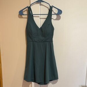 Halara Everyday Crisscross Backless Barre Ballet Dance Flared Dress